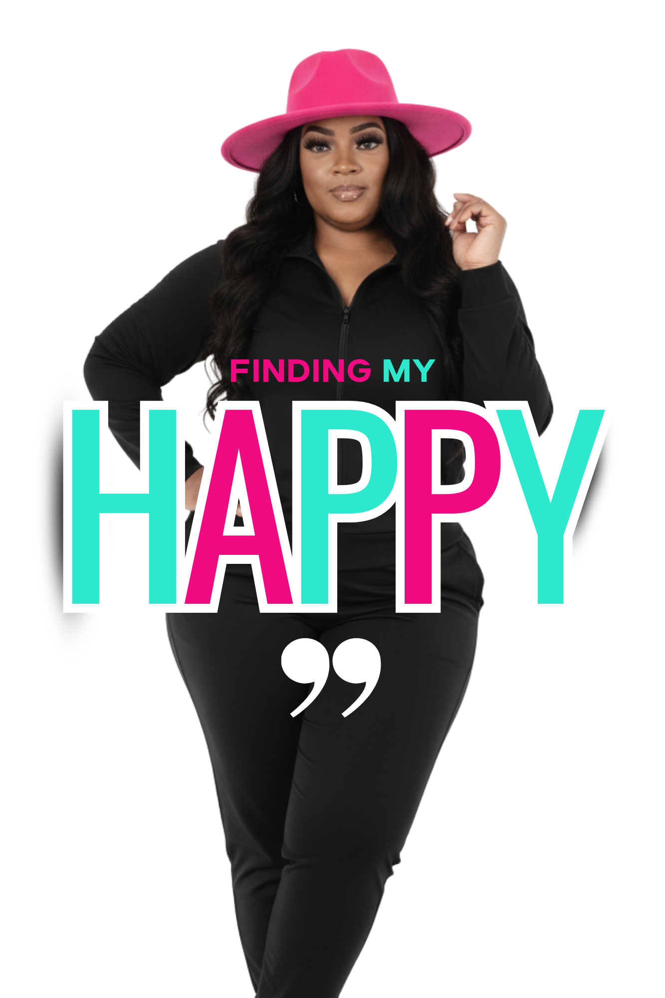 Tiffany A. Green-Hood with the Finding My Happy book title